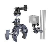 SMALLRIG Super Clamp avec Rotule, Pince de Montage pour Caméra, Adaptateur à Dégagement Rapide pour GoPro, Moniteur de Caméra, Lumière LED, Charge Maximale 3,5 kg (7,7 LB) - 4102B