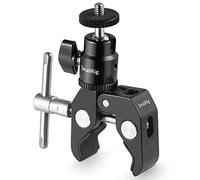 SMALLRIG Super Clamp Mount Adaptateur Griffe Rotule 1124 | Super pince avec adaptateur de griffe à rotule.