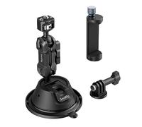 SMALLRIG Support à Ventouse Double Couche pour Smartphone/Caméra d'action, Support de Voiture avec Support de Téléphone pour iPhone pour GoPro pour DJI Osmo, SC-1K - 4275
