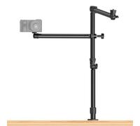 SMALLRIG Support de Bureau, Bras Flexible, Tête Sphérique 360° - 4456 | Amovible. Pince de Table en C. pour Photographie, Vidéographie et Flux en Direct.