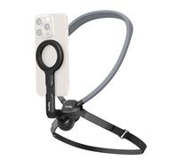 SMALLRIG Support de Cou Magnétique Compatible pour Téléphones, pour Selfie POV/Vlog, Capacité Max 300g, Support de Cou pour iPhone 16, 15, 14, 13, 12 et pour Android - 5127