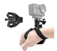 SMALLRIG Support de Dragonne pour Caméra d'action - 5723 | Noir. Compatible GoPro Hero 13/12/11/10/9, DJI Osmo Nano Action 6/5 Pro/4/3, Insta360 X5/4/3/Ace Pro 2. Base à rotule.