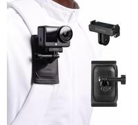 SMALLRIG Support de Sangle de Sac à Dos Auto-Agriffant pour DJI Osmo Action 6 / Nano, Rotule 360° & Support à 2 Broches pour Prise de Vue à la Première Personne (POV) - 6306