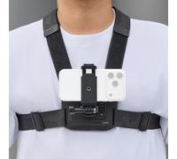 SMALLRIG Support de téléphone portable à libération rapide pour enregistrement, filmation, avec verrou de sécurité, sangle réglable, support de téléphone pour iPhone, support à 2 broches pour DJI