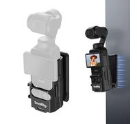 SMALLRIG Support magnétique pour DJI Osmo Pocket 4/3, Support réglable à 180° avec Griffe Porte-Accessoires, Filetage 1/4"-20, Cadre d'extension à Ventouse magnétique Multifonction pour Pocket 3-5631