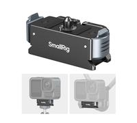 SMALLRIG Support Magnétique pour GoPro Hero 13, Dégagement Rapide - 5437 | Adaptateur en Aluminium. Vis 1/4"-20. Interface à Double Griffe. Compatible Supports de Cou.