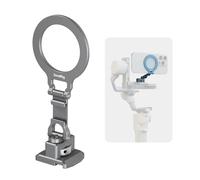 SMALLRIG Support pour téléphone en métal avec plaque de base standard Arca, compatible avec DJI RS 4 Mini, support pour téléphone avec port d'accessoires, support pour téléphone pour iPhone 17/16/15