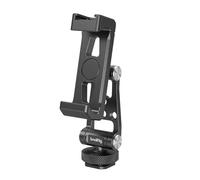 SMALLRIG Support Téléphone Métal Cold Shoe Universel 4382 | Adaptateur Universel de Téléphone Portable, Joints de Réglage Gratuits, Support de Trépied de Téléphone pour Smartphones