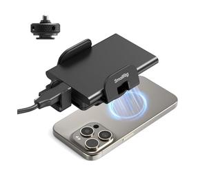 SMALLRIG Support universel ssd avec serre-câble pour griffe de flash, largeur de serrage 40 à 60 mm, compatible Samsung T5/T7 et Sandisk SSD, pour iPhone et appareils photo