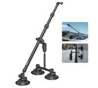 SMALLRIG Support Voiture pour Insta360 X5/X4/X3, pour DJI OSMO 360 et pour GoPro : kit de Fixation à Triple Ventouse avec Perche à Selfie télescopique Invisible de 120 cm, rotule - 5843