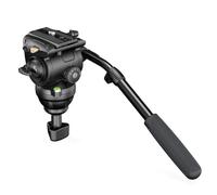 SMALLRIG Tête Vidéo Fluide Trépied Pro Contrepoids 6 Niveaux - 6552 | Charge 10 kg, base φ75 mm, inclinaison 90°/-60°, panoramique 360°, plateau QR pour Manfrotto et pour DJI RS - 6552