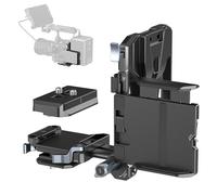 SMALLRIG V Mount Pro Kit Plaque Batterie Pliable pour Arca - 5315 | QR pour Arca, protection écran LCD, clips câble, support vidéo compact tout-en-un.