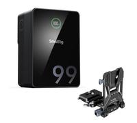 SMALLRIG VB99 Pro V Mount 99Wh 6800mAh PD 100W USB-C | Plaque V-Mount incluse, compatible reflex, caméscope et trépied