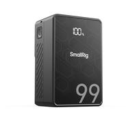 SMALLRIG VB99 SE Batterie V Mount, 99Wh/6800mAh Mini Batterie V Lock avec 65W Charge Rapide USB-C PD, avec Port D-Tap/USB-A/Double DC, Écran OLED, pour Camera, Caméscope, Moniteur, Light Vidéo - 4823