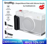 SmallRig X-E5 plaque de montage en forme de L avec poignée en Silicone pour FUJIFILM X-E5, avec bouton de déclenchement léger Compact 5447 Silver 5447