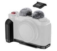 SMALLRIG X-M5 Poignée L pour FUJIFILM X-M5-4876 | Plaque QR pour Arca, latérale légère en silicone. Pare-brise et adaptateur pour griffe froide inclus. Noir.