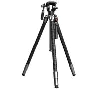 SMALLRIG x Potato Jet TRIBEX SE Trépied Hydraulique en Aluminium, avec Tête Fluide Vidéo, Charge 6 Kg, Hauteur Max 166 cm, Trépied Vidéo pour Interviews, Mariages et Photographie de Paysage - 5305