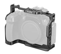 SMALLRIG Z50 II Cage pour Nikon Z50 II - 4980B | Support de griffe double. Trous filetés 1/4"-20. Plaque QR pour Arca-Swiss. Alliage d'aluminium.