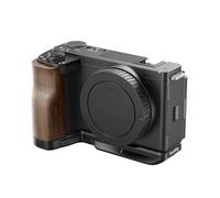 SMALLRIG ZV-E10 II Plaque L Poignée Bois pour Sony ZV-E10 II - 4864 | Poignée ergonomique en bois. Plaque QR intégrée pour Arca. Trous filetés 1/4"-20.