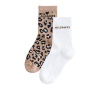 smALLSAINTS Chaussettes cappuccino / curry / noir / blanc, Taille 26,5-30,5