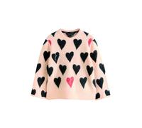 smALLSAINTS Pull-over rose / rose foncé / noir, Taille 116