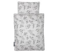 SMALLSTUFF - Literie pour poupée - Jardin de Fleurs Gris