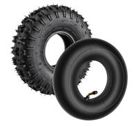 Smallterm Chambre à Air 4.10/3.50-4, Tube Extérieur 4.10-4 pour Motoculteur de Jardin, Souffleuse à Neige, Tondeuses, Camion à Main, Brouette, Go Cart