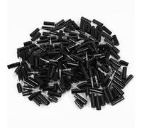 Smallterm Lot de 100 flacons pulvérisateurs de parfum en plastique noir de 2 ml