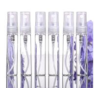Smallterm Lot de 200 vaporisateurs de parfum - 2 ml - En plastique transparent - Petit emballage cosmétique - Flacons de parfum - Vaporisateurs de parfum