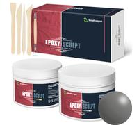 Smalltongue AB Argile époxy Sculpt, composé à modeler en 2 parties (A et B) 0,9 kg, pâte à modeler époxy pour modelage, réparation, remplissage et sculpture, couleurs naturelles
