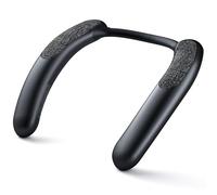 Smalody Haut-Parleur sans Fil monté sur Le Cou, Haut-Parleur Bluetooth | 12h d'écoute, son stéréo 3D, micro intégré, enceinte portable étanche à porter autour du cou