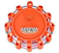 SMAMS Voiture, Eclairage d'urgence, Gyrophare, LEDs rotatives, avec Base magnétique et Crochet