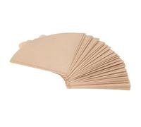 Smandy 100 Pièces Filtres à café Cône Pâte de Bois Naturelle Papiers Filtres à café Jetables pour Cafetières Goutte à Goutte sans Agent de Blanchiment ni Produits Chimiques (Papier filtre V02 100