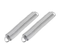 Smandy 2 Pièces Portes à Ressort de Clôture électrique en Acier Inoxydable 16 Pieds Ressort de Tension Porte de Clôture de Bétail Robuste avec Super élasticité pour Porte de de