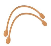 Smandy 2 Pièces Sangles de Sac en Cuir Véritable Poignées Bricolage Sangles de Remplacement de Sac à Main avec Fil pour à Main Fourre-tout à Bandoulière Accessoires Noir (Cuir supérieur Claybank)