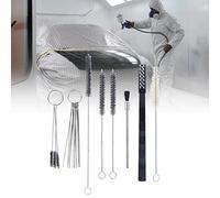 Smandy 21 Pièces Kit de Nettoyage Matériel Accessoire Outil à Main, Kits de Nettoyage Outil, Pièces d'aérographe Portables pour de Pulvérisation avec Différentes Brosses 21 de Matériel Accessoire
