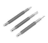 Smandy 3 Pièces en Acier au Carbone à Ressort Charnière Goupille Poinçon Ensemble Clou à Ressort Ensemble de Clous à Clou à avec Impact 3500PSI pour Bois Métal Verre