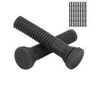 Smandy 50pcs Doigt en Caoutchouc Cueilleur Cueilleur Doigts de Volaille Bâton D'épilation Taux D'épilation élevé pour Poulet Canard avec Haute ténacité Résistance à l'usure (Black)