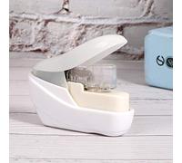 Smandy Agrafeuse sans Agrafes, Agrafeuse sans Aiguille avec Coins Arrondis pour Reliure Papier de 4 Pages, Accessoire de Bureau pour L'école