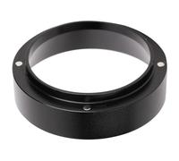 Smandy Anneau de Dosage de café Magnétique de 58 Mm, Distributeur de Poudre, Entonnoir de Dosage en Aluminium, Accessoire Siebträger avec Conception Magnétique pour Machine à (BLACK)