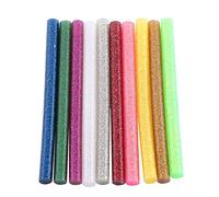 Smandy Bâtons de Colle Chaude Colorés, Matériau EVA Sûr, Adhésif Puissant 10 Pièces pour l'artisanat et les Projets Artistiques de Bricolage