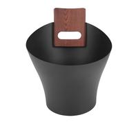 Smandy Bodet Sauna et Combo de Louche, 5L Home Sauna Steam Bath Bucket Ensemble avec Thermomètre de Sablier pour Une Utilisation en Extérieur Intérieure