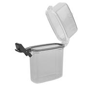 Smandy Boîte Sèche de Plongée, Conteneur étanche en Plastique avec Crochet de Corde pour Le Kayak, Conception Compacte Parfaite pour la Plongée en Apnée et Les Sports Nautiques (Gris Transparent)
