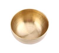 Smandy Bol Chantant Tibétain, Instrument de Musique de Méditation en Laiton, fabriqué à la Main pour la Guérison des Chakras du Yoga, avec Bâton en Bois et Coussin