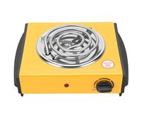 Smandy Brûleur à Simple Bobine de Comptoir, Plaque Chauffante électrique à Contrôle de Température en Acier Inoxydable 1000 W Facile Nettoyer pour Dortoir de Bureau de Cuisine