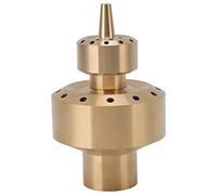 Smandy Buse de Fontaine à Double Colonne en Cuivre, Matériau en Cuivre de qualité Supérieure, Grand Volume de Pulvérisation, Idéale pour la Décoration de Piscine et de Paysage (G1.5in)