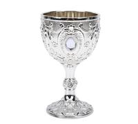Smandy Cadeaux en Verre, Gravure de nouveauté, Tasse à Vin de Bureau, Gobelet à Calice pour les Décorations de Fête Médiévales de la Renaissance, Tasse à Calice à Boire Médiévale Vintage