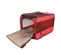 Smandy Cage Pliante Respirante pour Animaux de Compagnie, Doublure Inférieure Imperméabilisante, Espace Spacieux, Chenil Portable Multifonctionnel de Voyage pour Chat et Chien pour