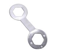 Smandy Clé de Machine à Laver, clé Haute Résistance en Acier allié au Chrome Vanadium D'épaisseur de 5 Mm pour la Réparation du Retrait de la Rondelle (SILVER)