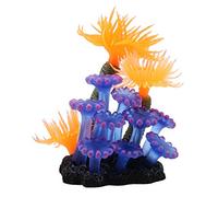 Smandy Corail Artificiel, Anémone Lumineuse Silicone pour Décoration Aquarium